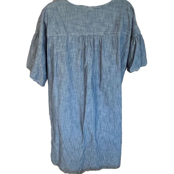 gap denim dress Tie Shirt Women XL - Picture 2 of 8